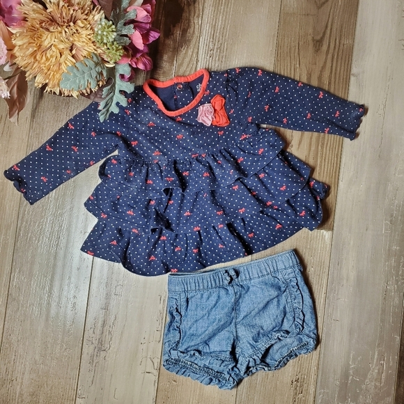 Child of Mine by Carter's and Old Navy Baby Girl 2pc Outfit Bundle 6-9m EUC - Picture 14 of 14